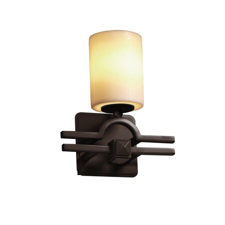 Justice Design Group CNDL-8501-14-CREM-CROM Candlearia Collection Argyle 1-Light Wall Sconce